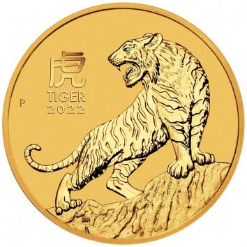 1/4oz 9999 Gold Perth Mint Lunar Tiger Coin