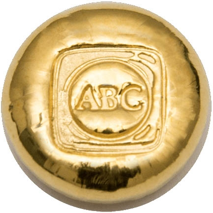 Gold Bullion Bars 1/2oz ABC Cast Gold Bar 9999 Purity