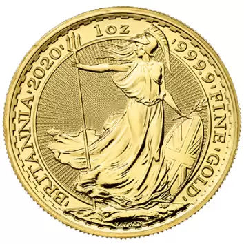 1oz Gold Royal Mint Britannia 9999 Bullion Coin