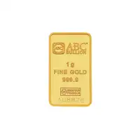  1g ABC Bullion Minted Gold Tablet